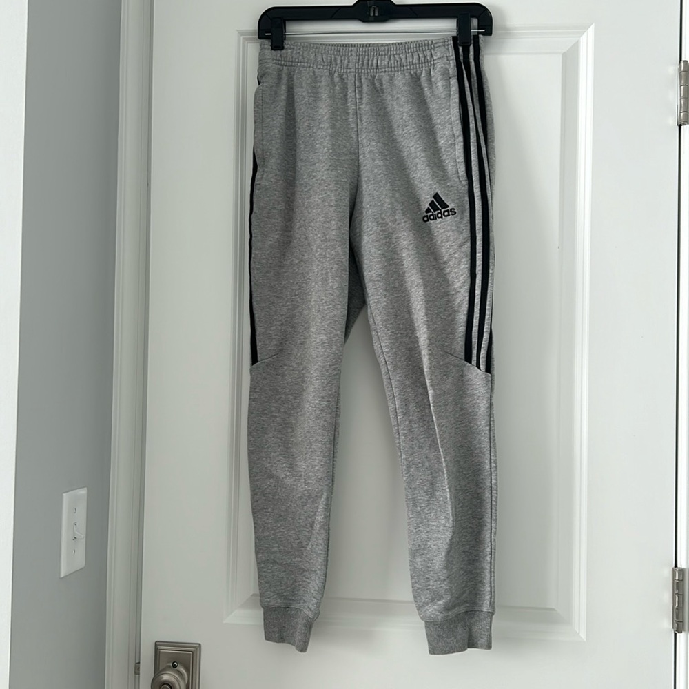 Adidas grey jogger sweatpants